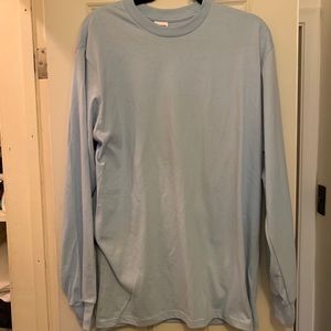 Supreme Blank Baby Blue Longsleeve
